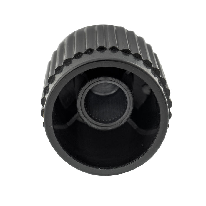 Wholesale-Musiclily Pro Pomo de plástico de tamaño métrico de ajuste universal con parte superior biselada para guitarra o bajo estilo Steinberger, negro
