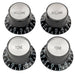 musiclily pro left handed inch size fine 24 spline top hat bell knobs tone volume control knobs for usa lp sg style electric guitar 2 pcst2v mx1966 2mx1967 2p