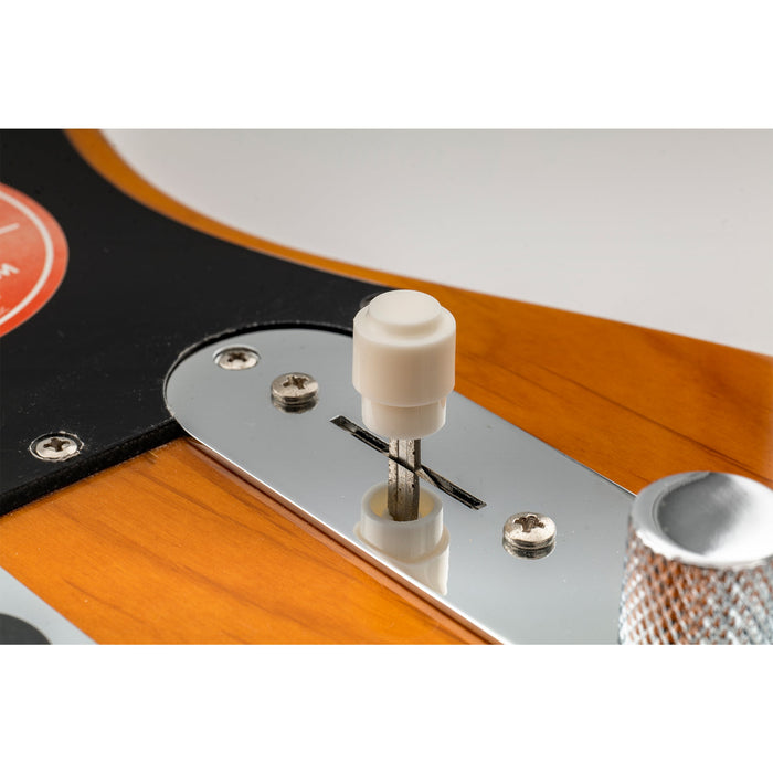 Musiclily Pro ミリ規格 ヴィンテージ バレルスイッチチップ 3WAYピックアップセレクタースイッチノブ Import Squier Teleエレキギター用 エイジドホワイト(2個セット)