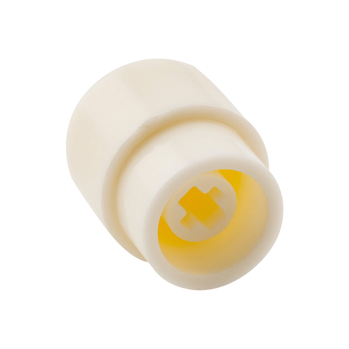 Musiclily Pro ミリ規格 ヴィンテージ バレルスイッチチップ 3WAYピックアップセレクタースイッチノブ Import Squier Teleエレキギター用 エイジドホワイト(2個セット)