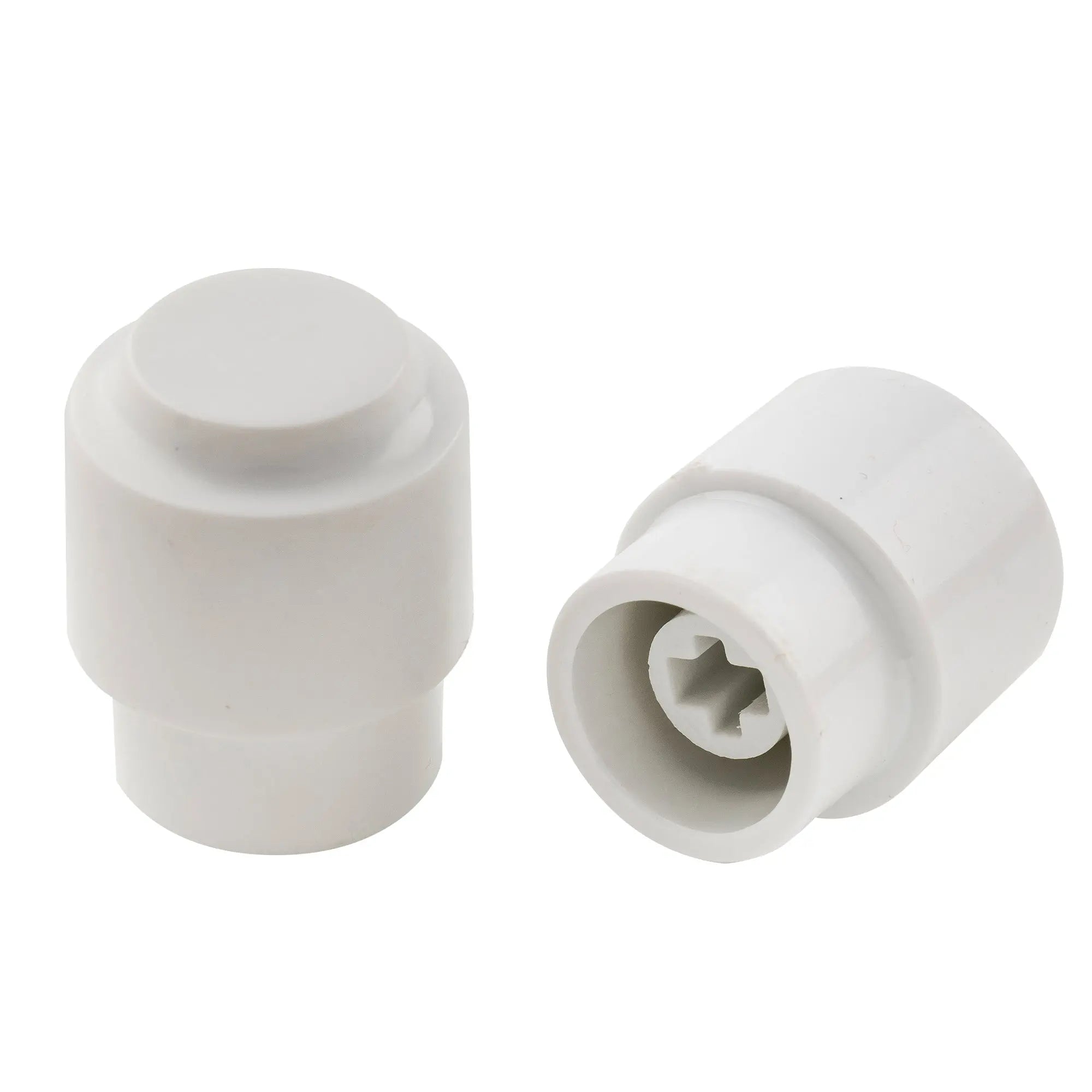 musiclily pro metric size vintage style guitar barrel switch tips 3 way pickup selector switch knobs for import squier tele style mx1970 2p, white