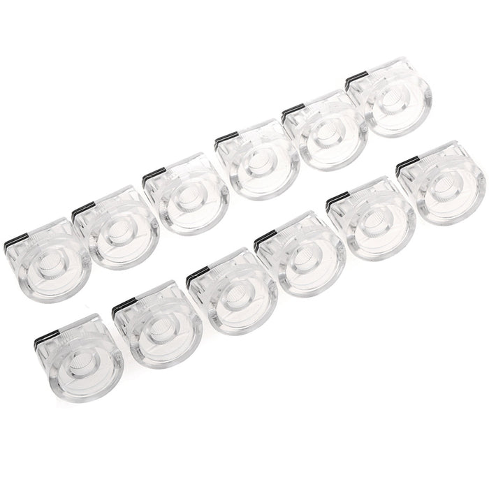 Musiclily Pro Universal Fitting Plastic Knobs for Guitar Bass AMP Effect Pedal Amplifier, Set of 12
