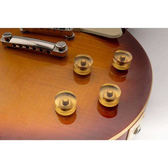 Musiclily Pro Grob 18-Zahnräder Gitarrenknöpfe Ton, Lautstärke, Geschwindigkeitsreglerknöpfe für importierte Gretsch Streamliner-Style-Elektrogitarren, Set von 4