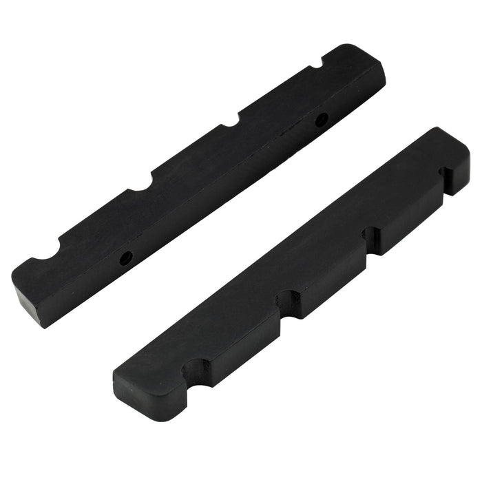 musiclily pro urea resin plastic 40mm slotted jazz bass nuts flat bottom for 4 string j bass mx1990 2p details