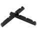 detail of musiclily pro urea resin plastic slotted 42 3mm precision bass nuts flat bottom for 4 string p bass mx1991 2p