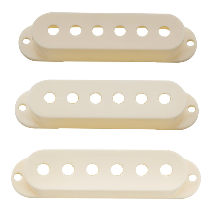 musiclily pro plastic 50 50 52mm st guitar single coil pickup covers set for import strat squier mx1996 2mx1997p