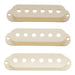 musiclily pro plastic 50 50 52mm st guitar single coil pickup covers set for import strat squier mx1996 2mx1997p