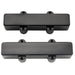 musiclily pro plastic f91 6 r95mm jazz bass pickup covers no holes set for fender j bass mx2002bkmx2003bk