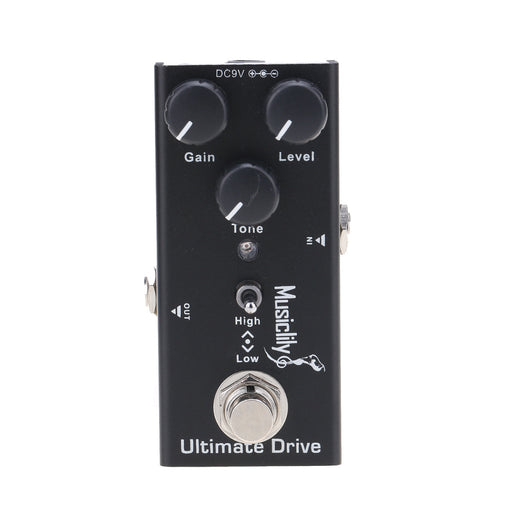 musiclily basic mini electric guitar effects pedal dc 9v adapter powered true bypass ultimate drive mx2035p