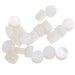 musiclily pro natural mother of pearl guitar fretboard inlay dots mx2057wp 20p, white pearl