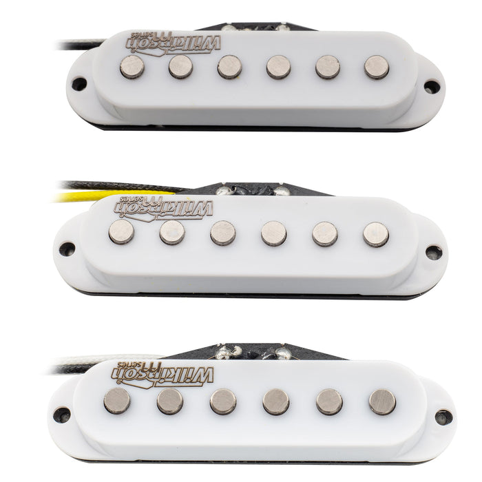Juego de pastillas de bobina simple Wilkinson Serie M de alto rendimiento Alnico 5 ST para guitarra eléctrica estilo Strat