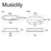 Dimensions of wilkinson m series wov classical vintage style alnico 5 guitar tele single coil pickups set for tele style electric guitar mx2068crmx2069