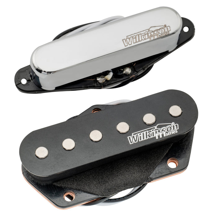 wilkinson m series wov classical vintage style alnico 5 guitar tele single coil pickups set for tele style electric guitar mx2068crmx2069