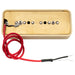 wilkinson m series alnico 5 p90 soapbar neck pickup for lp sg style electric guitar mx2070p, mint ivory color