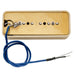 wilkinson m series alnico 5 p90 soapbar bridge pickup for lp sg style electric guitar mx2071p, mint ivory color
