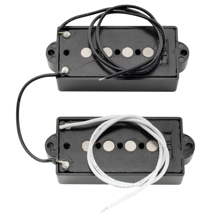 Part of wilkinson m series wopb variable gauss vintage tone alnico 5 humbucker pickups set for 4 string precision bass mx2072