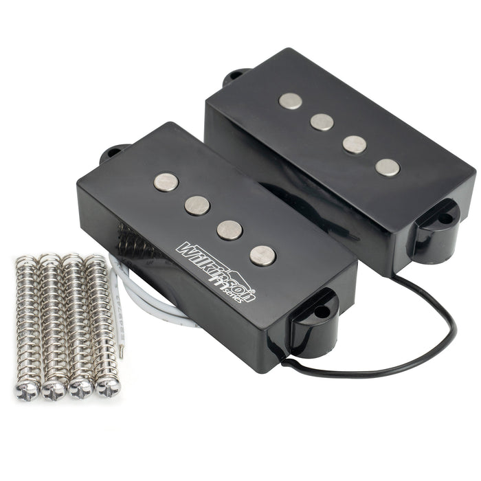 wilkinson m series wopb variable gauss vintage tone alnico 5 humbucker pickups set for 4 string precision bass mx2072 details