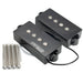 wilkinson m series wopb variable gauss vintage tone alnico 5 humbucker pickups set for 4 string precision bass mx2072 details