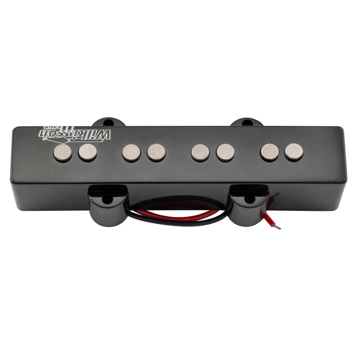 detail of wilkinson m series wojb variable gauss vintage tone alnico 5 single coil bridge pickup for 4 string jazz bass mx2074