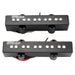 detail of wilkinson m series wojb5 variable gauss vintage tone ceramic single coil pickups set for 5 string jazz bass mx2076mx2077