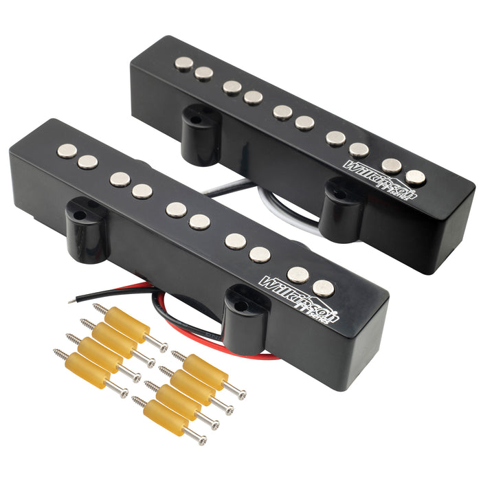 Wilkinson M-series WOJB5 Variable Gauss ヴィンテージトーン セラミック シングルコイルピックアップセット 5弦Jazz Bassエレキベース用