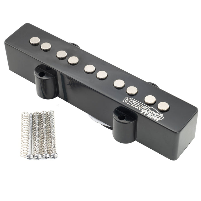 wilkinson m series wojb5 variable gauss vintage tone ceramic single coil neck pickup for 5 string jazz bass mx2076 details