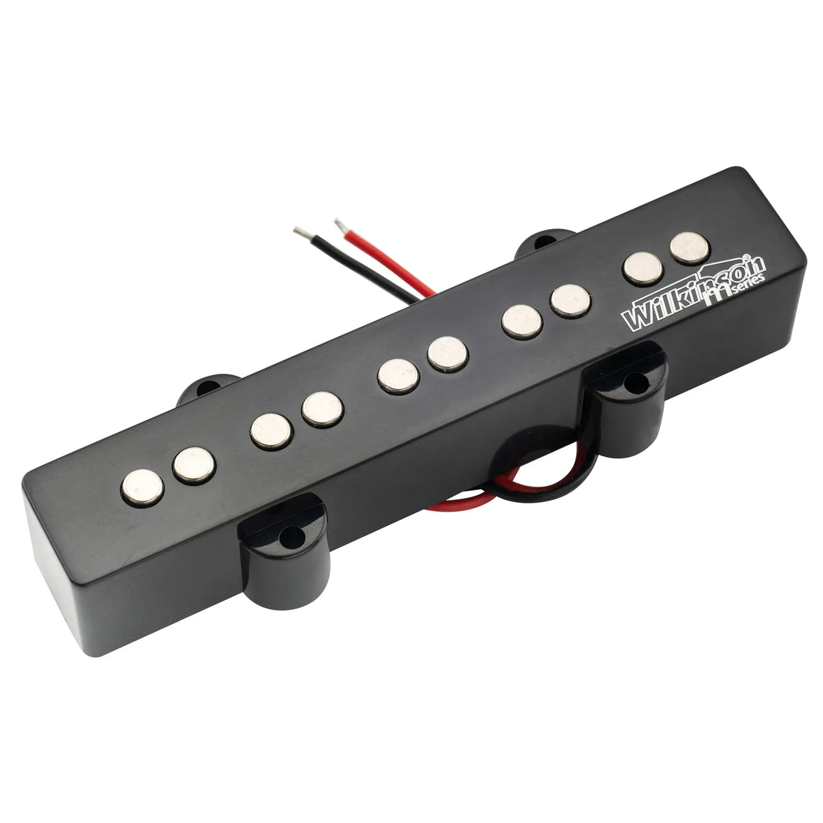 Wilkinson WBBC5 Chevalet Basse 5 Cordes 18mm Pontets Laiton Noir Pour Precision Jazz Bass