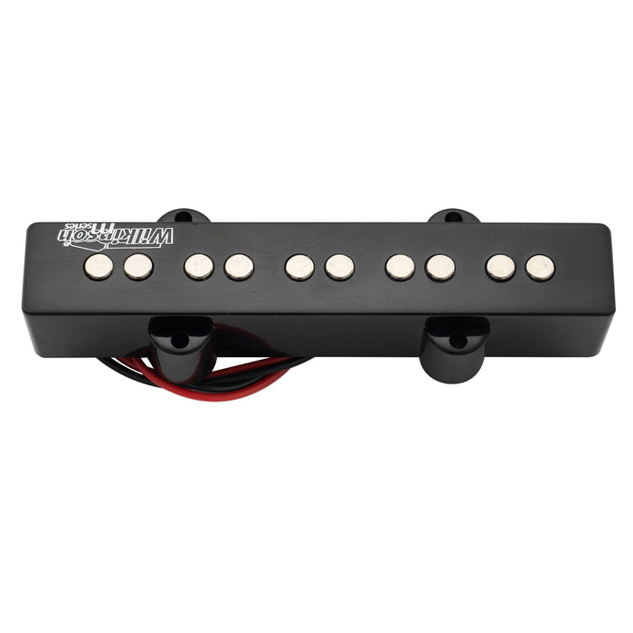 detail of wilkinson m series wojb5 variable gauss vintage tone ceramic single coil bridge pickup for 5 string jazz bass mx2077