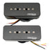 detail of wilkinson m series stacked p90 soapbar ceramic humbucker sized single coil pickup neck bridge pickups set 10k 16k for sg lp style electric guitar mx2078mx2079p
