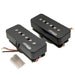 wilkinson m series stacked p90 soapbar ceramic humbucker sized single coil pickup neck bridge pickups set 10k 16k for sg lp style electric guitar mx2078mx2079p details