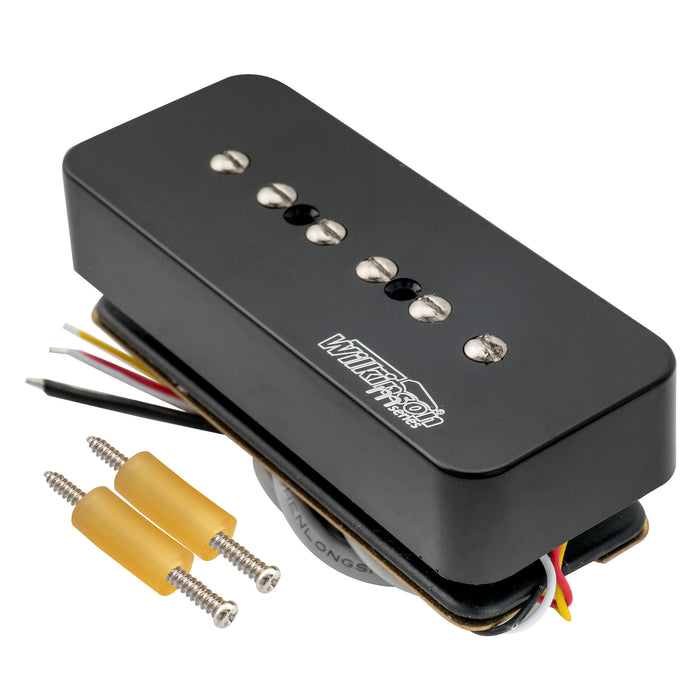 Wilkinson M Series Stacked P90 Soapbar Ceramic Humbucker Sized Single Coil Pickup Neck Pickup 10K for SG LP Style Electric Guitar
