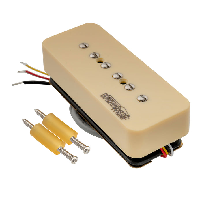 Wilkinson M Series Stacked P90 Soapbar Ceramic Humbucker Sized Single Coil Pickup Neck Pickup 10K for SG LP Style Electric Guitar