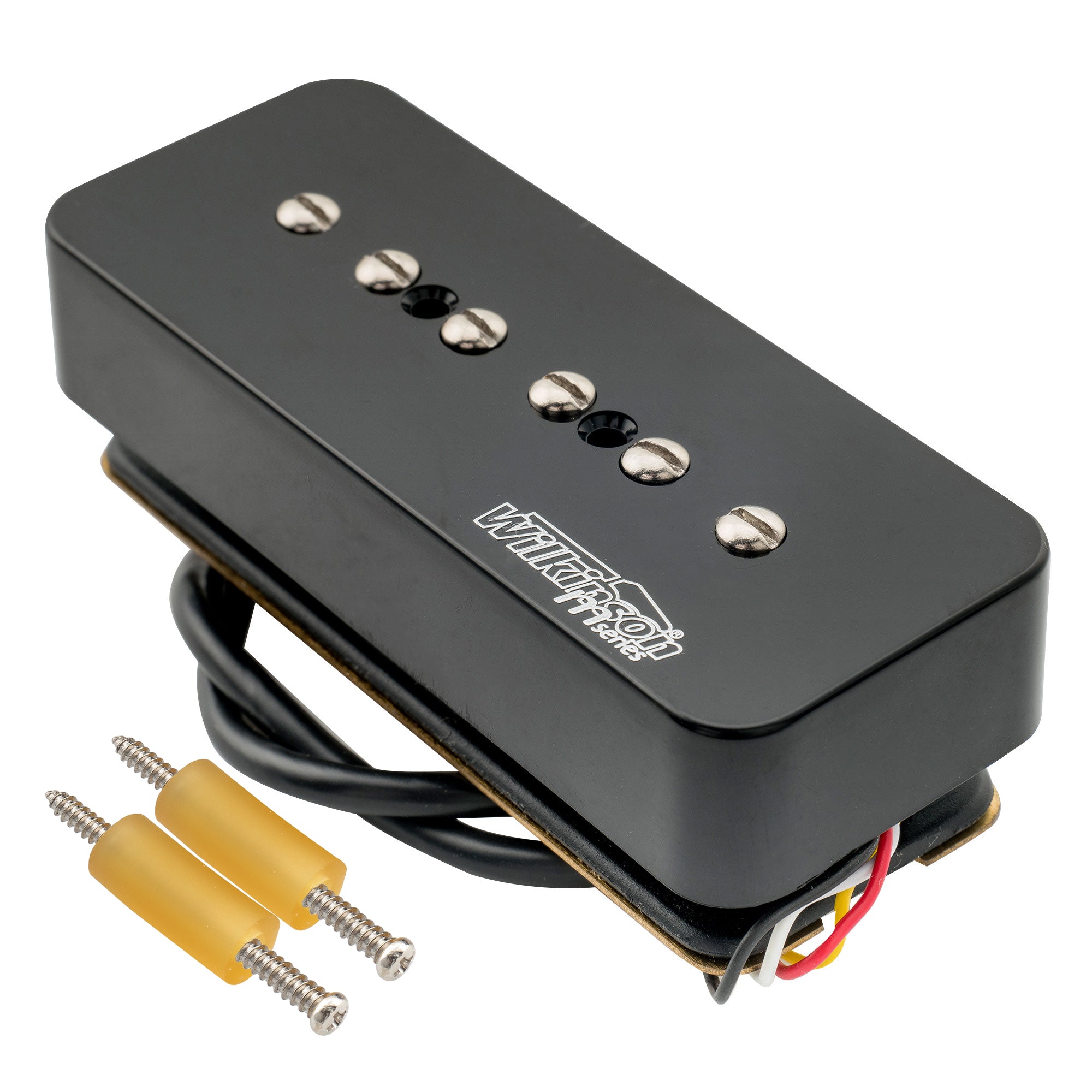 Wilkinson M-Serie gestapelte P90 Soapbar-Keramik-Humbucker-Größe Einzellwickler Brückenzapfen 16K für SG LP-Style-E-Gitarre