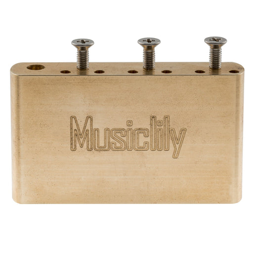 musiclily ultra 52 5mm2 1 16 inch full solid brass standard mim style tremolo block for mexico fender strat and china made squier classic vibe special electric guitar 42mm tall mx2092