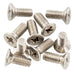 musiclily pro metric m4 10mm stainless steel phillips countersunk mounting screws for imported strat style electric guitar tremolo block mx2094 10p