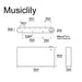 Dimensions of wilkinson m series 54mm2 1 8 inch st tremolo bridge block 40mm tall for wilkinson strat style electric guitar mx2095cr