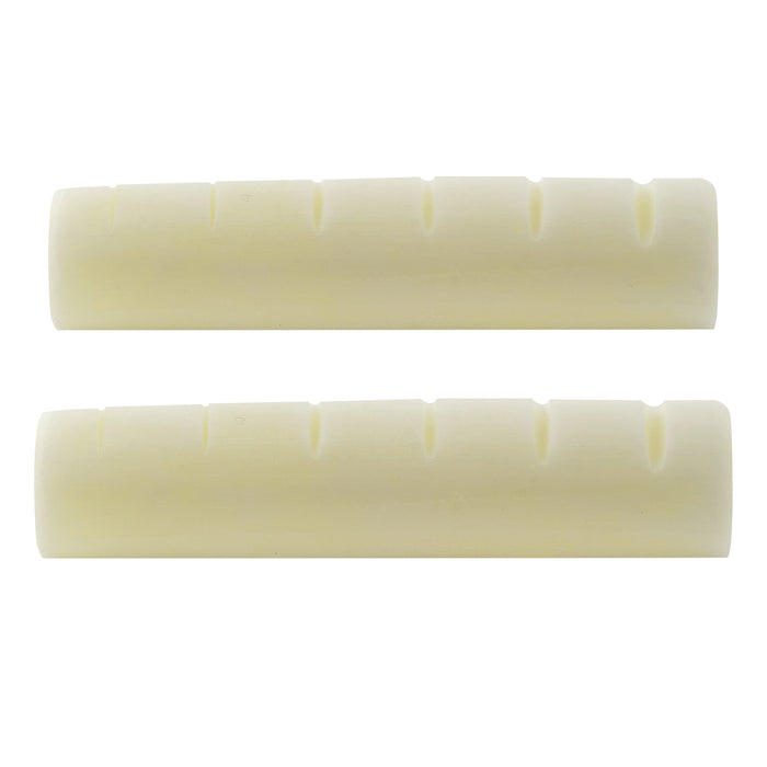 musiclily pro 43 99mm flat bottom slotted electric and acoustic guitar bone nut for 6 string epiphone pre 2014 mx2096iv 2
