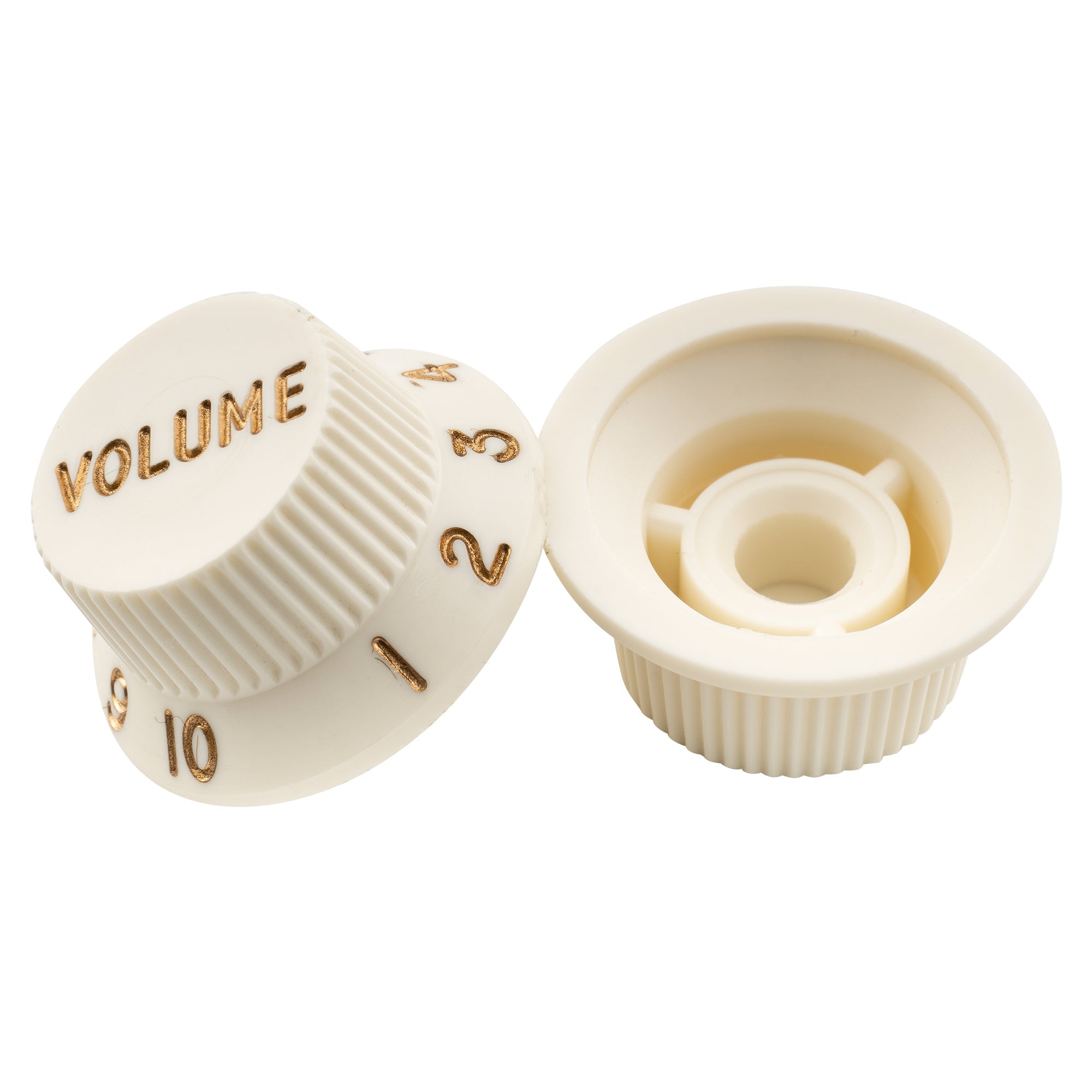 Musiclily Ultra Universal Fitting Strat Tone Volume Control Knobs for Fender Strat ST Style Electric Guitar, Set of 2T1V