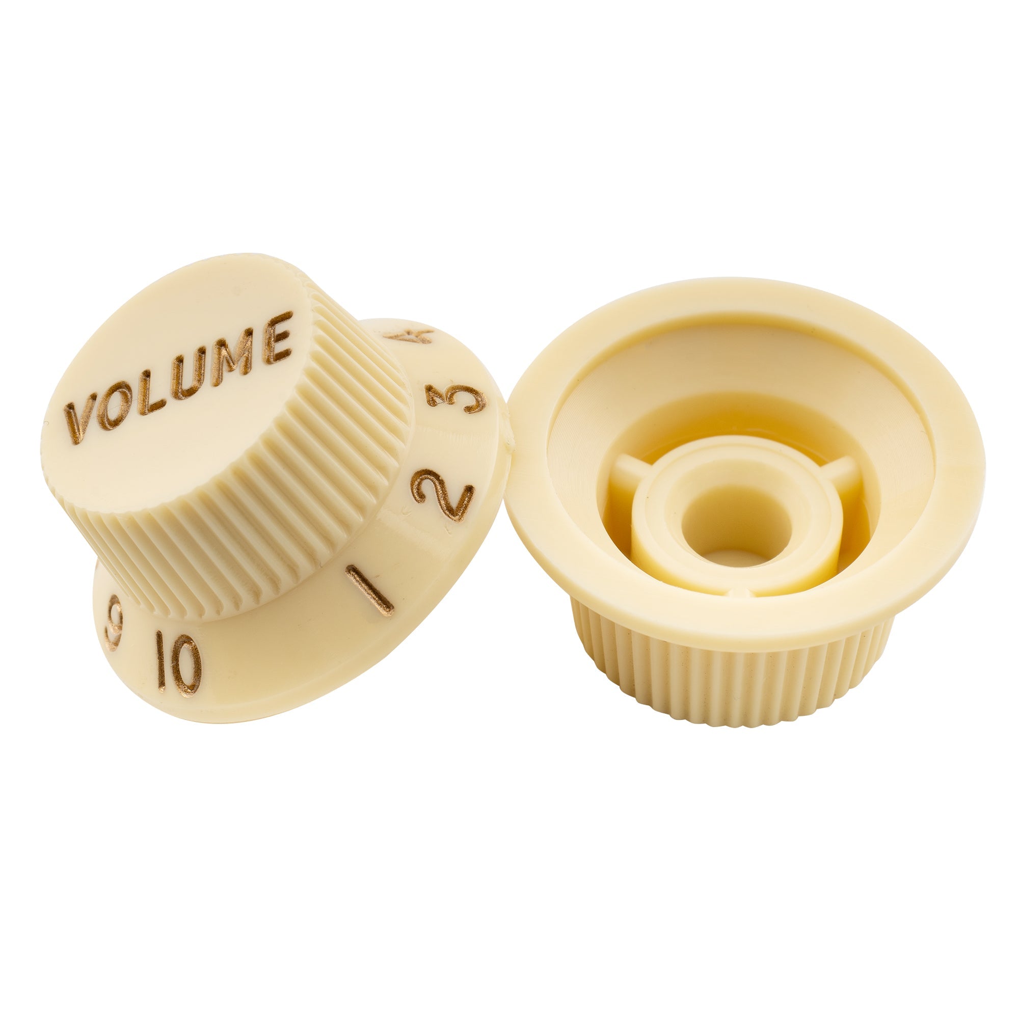 Musiclily Ultra Universal Fitting Strat Tone Volume Control Knobs for Fender Strat ST Style Electric Guitar, Set of 2T1V