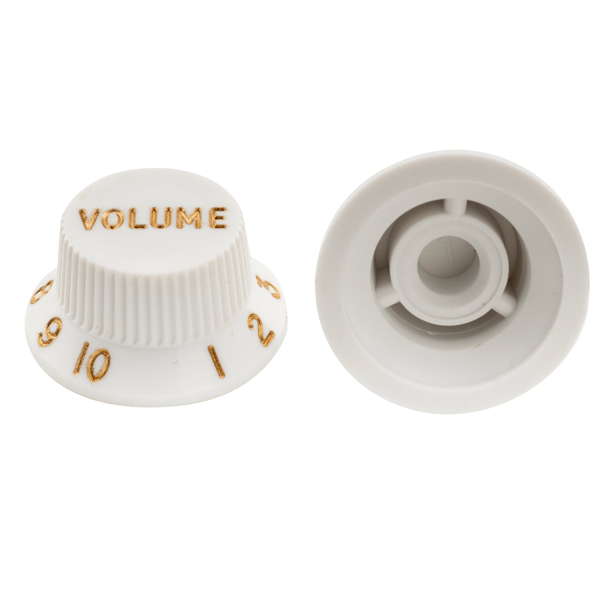 Musiclily Ultra Universal Fitting Strat Tone Volume Control Knobs for Fender Strat ST Style Electric Guitar, Set of 2T1V