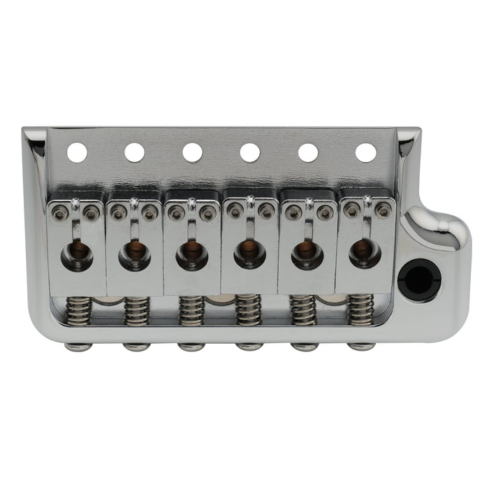Musiclily Ultra 52.5mm(2-1/16 inch) Full Solid Brass 6-Screw Knife Edge Tremolo Bridge for Strat Style Electric Guitar