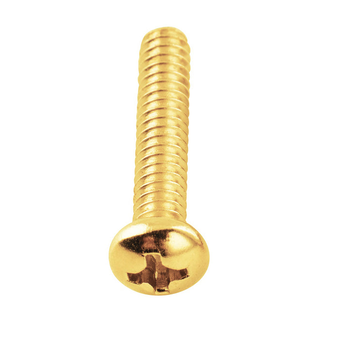 Großhandel-Musiclily Basic Stahl UNC#6-32 Zoll Gewinde 3,5 x 18 mm Strat-Style Single-Coil-Pickup-Montageschraube für ST E-Gitarre