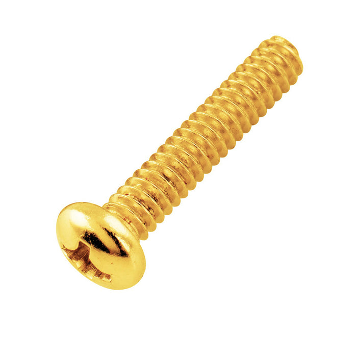 Großhandel-Musiclily Basic Stahl UNC#6-32 Zoll Gewinde 3,5 x 18 mm Strat-Style Single-Coil-Pickup-Montageschraube für ST E-Gitarre