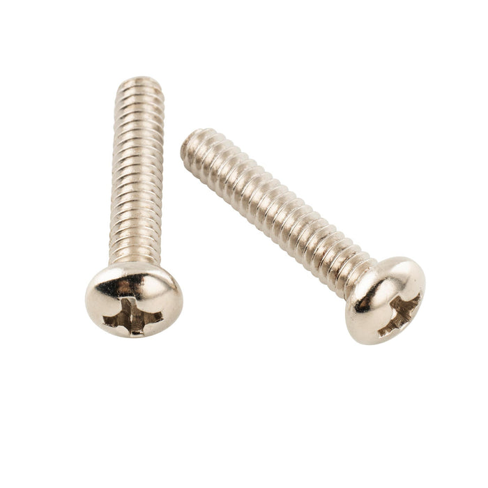 Vis de montage Musiclily Basic Steel UNC#6-32 pouces, filetage 3,5 x 18 mm, pour micro simple bobinage Stratocaster, pour guitare électrique ST, lot de 20