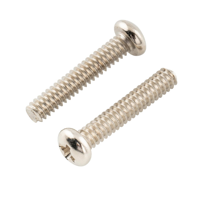 Musiclily Basic Metrisches Gewinde M3 x 15 mm Pan Head Single Coil Pickup-Befestigungsschrauben für Strat/Tele Style E-Gitarre, 20er-Set