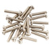 musiclily basic metric thread m3 15mm pan head single coil pickup mounting screws for strat tele style electric guitar mx2115 20p, nickel