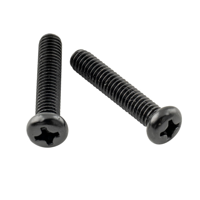 Musiclily Basic Metric Thread M4x20mm Pan Head Tele Style Bridge Pickup Mounting Screws, Set of 20