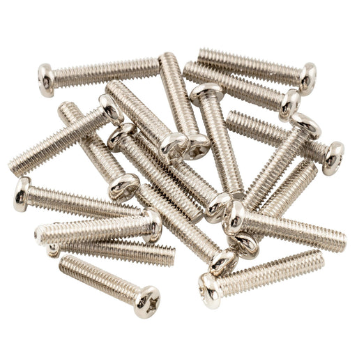 musiclily basic metric thread m4 20mm pan head tele style bridge pickup mounting screws mx2119 20p