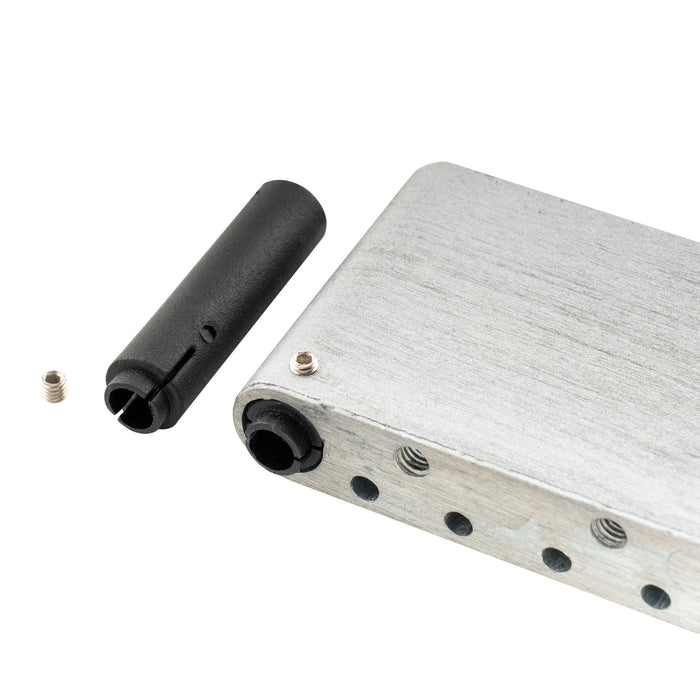 Usage show of musiclily basic rubber sleeve and set screw set for wilkinson m series 5mm push in style tremolo arm block mounting replacement mx2203 2