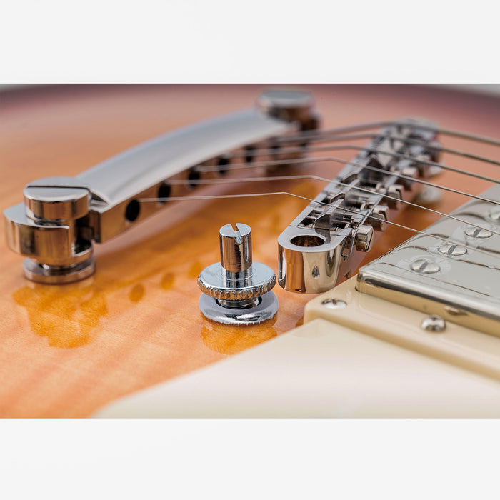Jeu de 2 goujons de montage métriques et bagues pour pont Nashville Tunematic de guitare électrique style LP importée Musiclily Pro